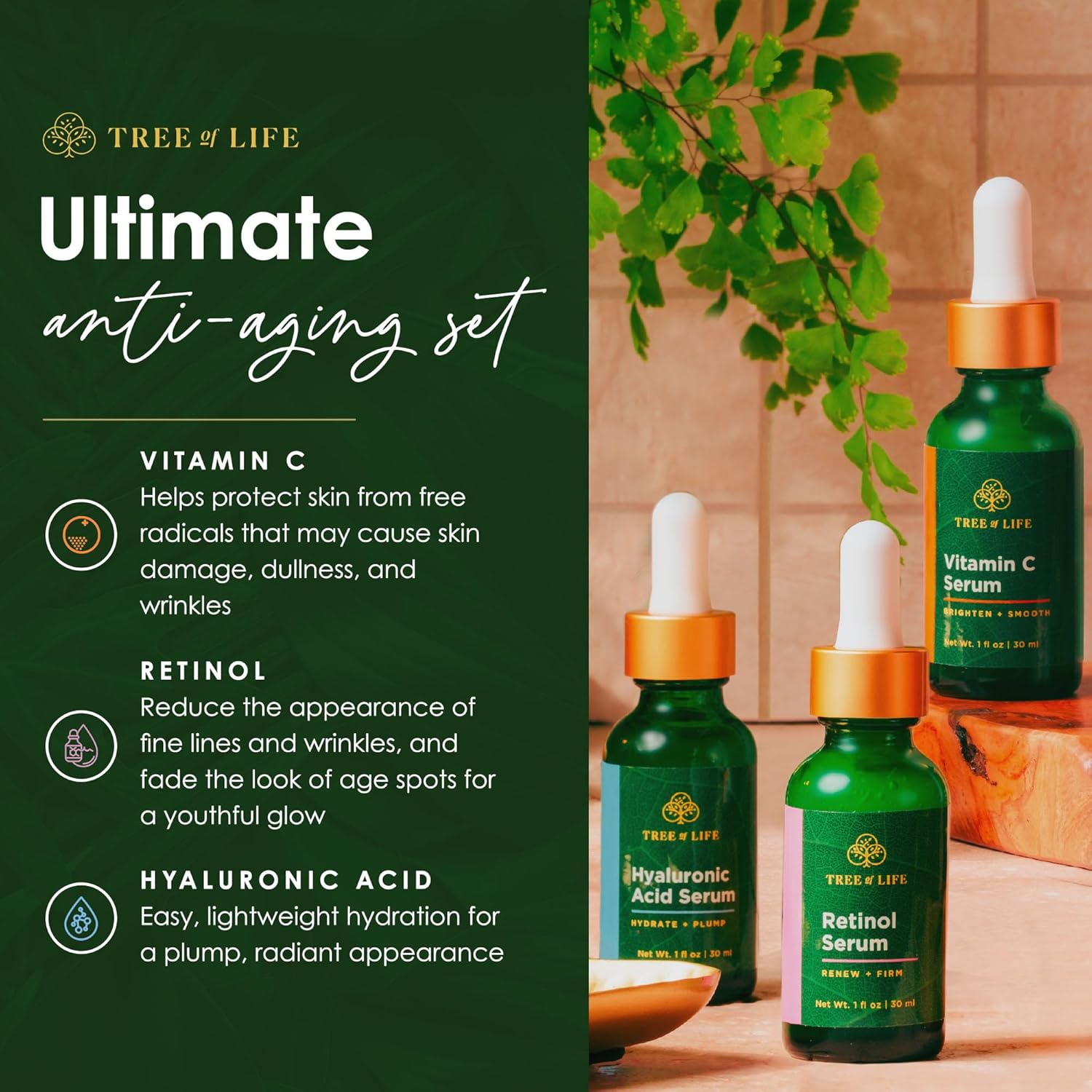 Tree of Life Men's Serum Set