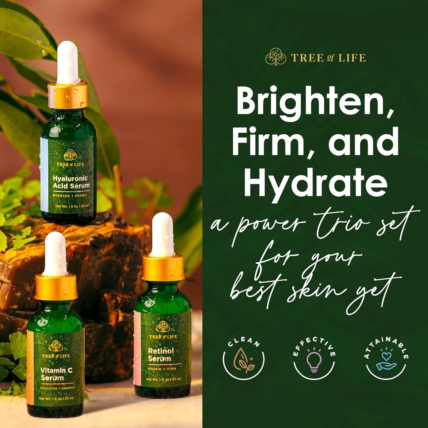 Tree of Life Men's Serum Set